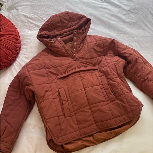 Amazon Jackets & Blazers - Amazon Rust Quilted Puffer pullover jacket